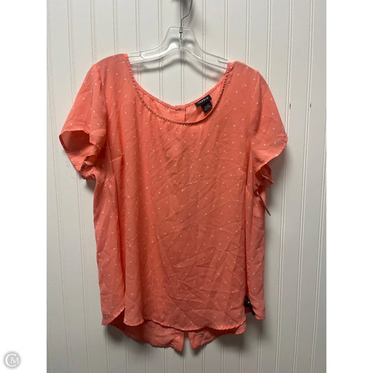Top Short Sleeve By Torrid In Polkadot Pattern, Size: L