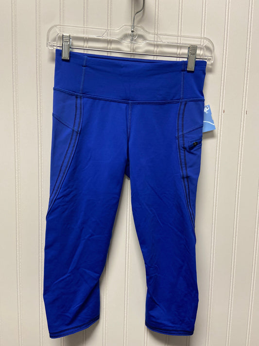 Athletic Capris By Lululemon In Blue, Size: S