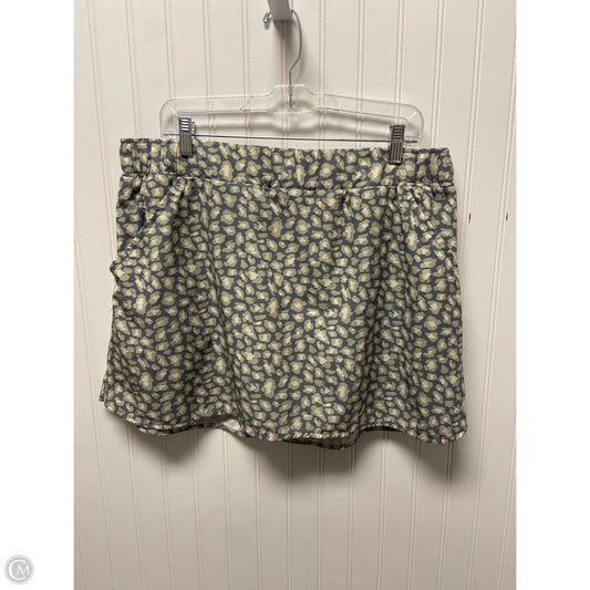 Athletic Skort By Peach In Green, Size: Xl