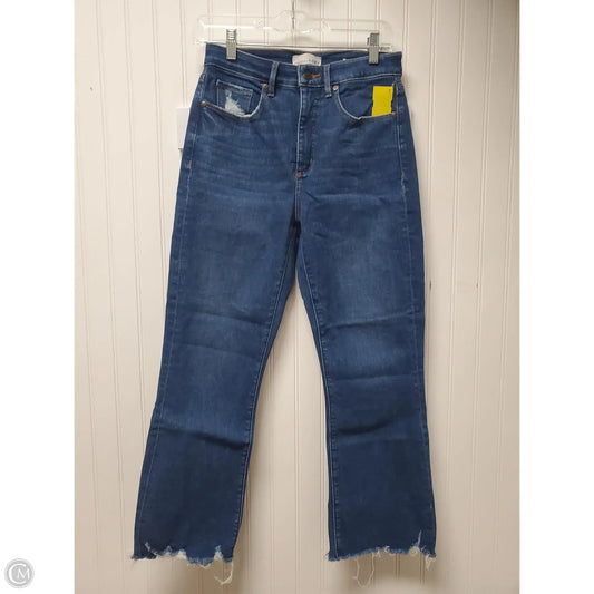 Jeans Boot Cut By Loft In Blue Denim, Size: 6