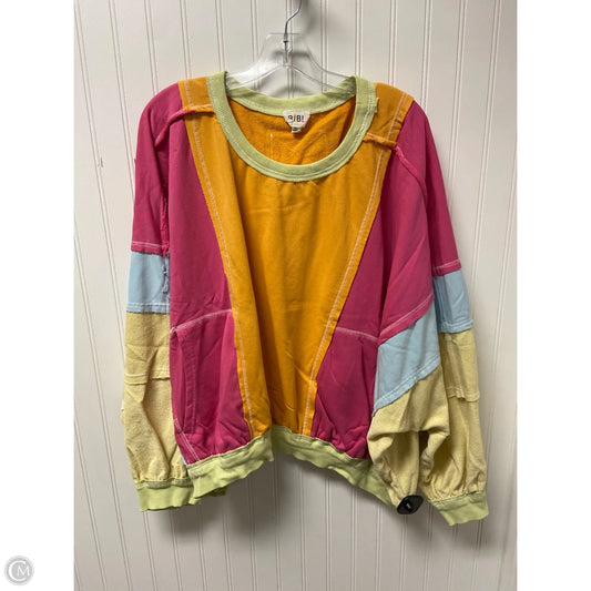 Sweatshirt Crewneck By Bibi In Multi-colored, Size: Xl