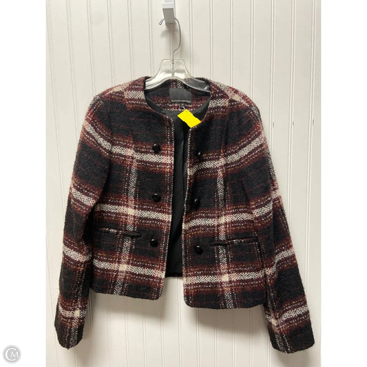 Coat Other By Banana Republic In Plaid Pattern, Size: M