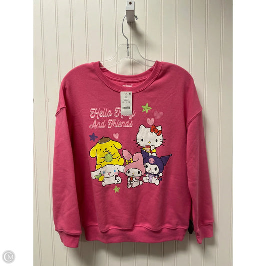 Sweatshirt Crewneck By Clothes Mentor In Pink, Size: Xs