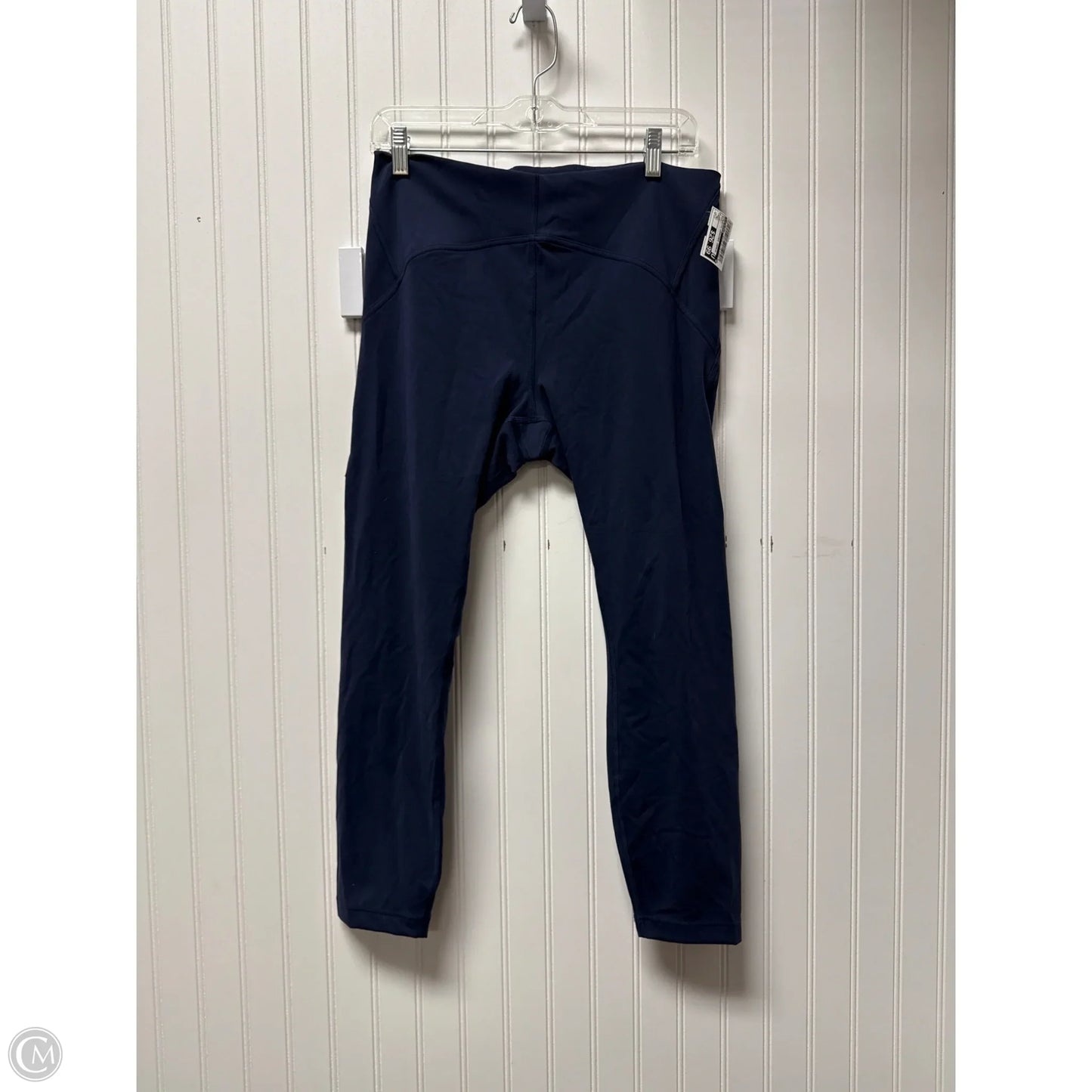 Athletic Leggings Capris By Lululemon In Navy, Size: L
