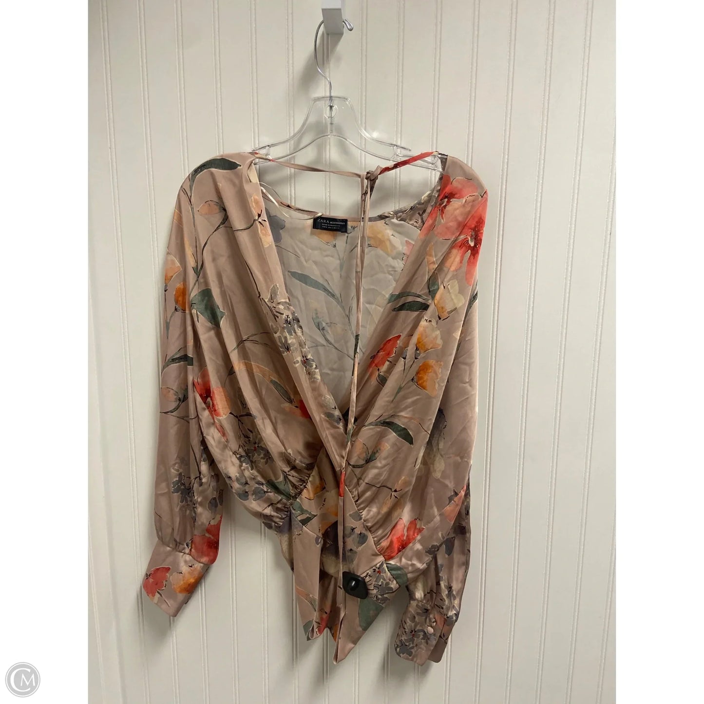 Bodysuit By Zara In Tan, Size: S