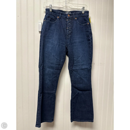 Jeans Boot Cut By Loft In Blue Denim, Size: 2
