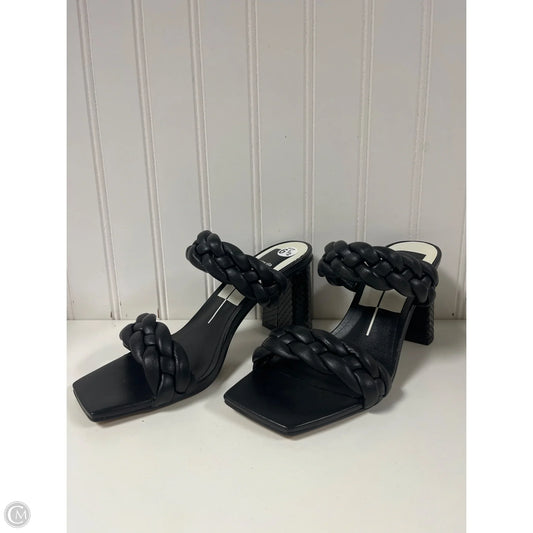 Sandals Heels Block By Dolce Vita In Black, Size: 6.5