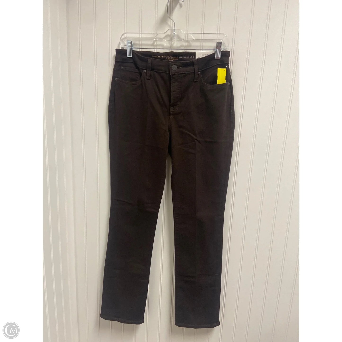 Jeans Straight By Chicos In Brown, Size: 4