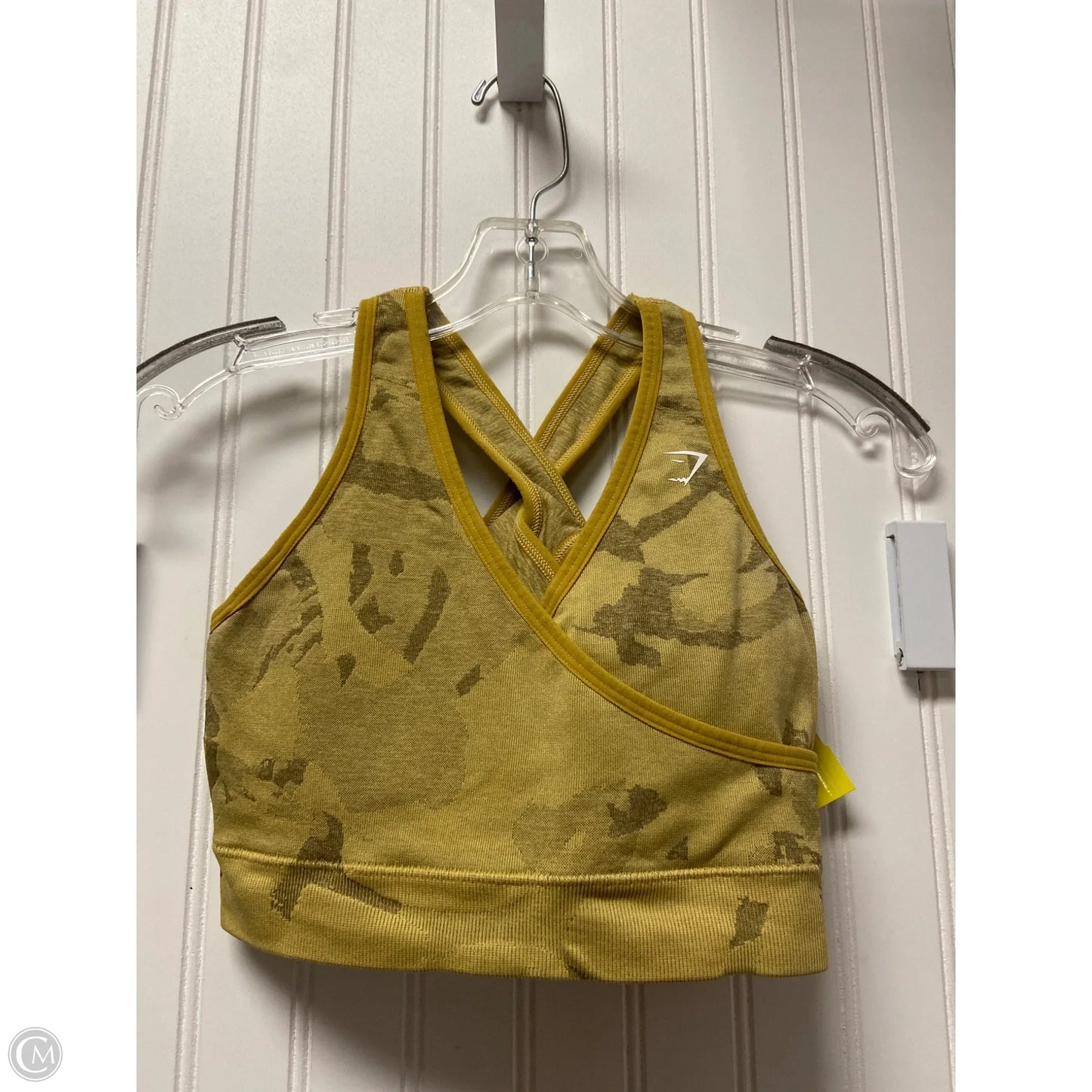 Athletic Bra By Gym Shark In Yellow, Size: M