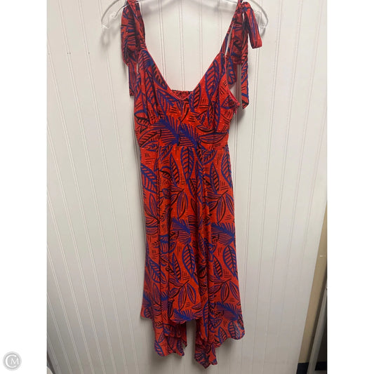 Dress Casual Short By Clothes Mentor In Blue & Red, Size: Xxs