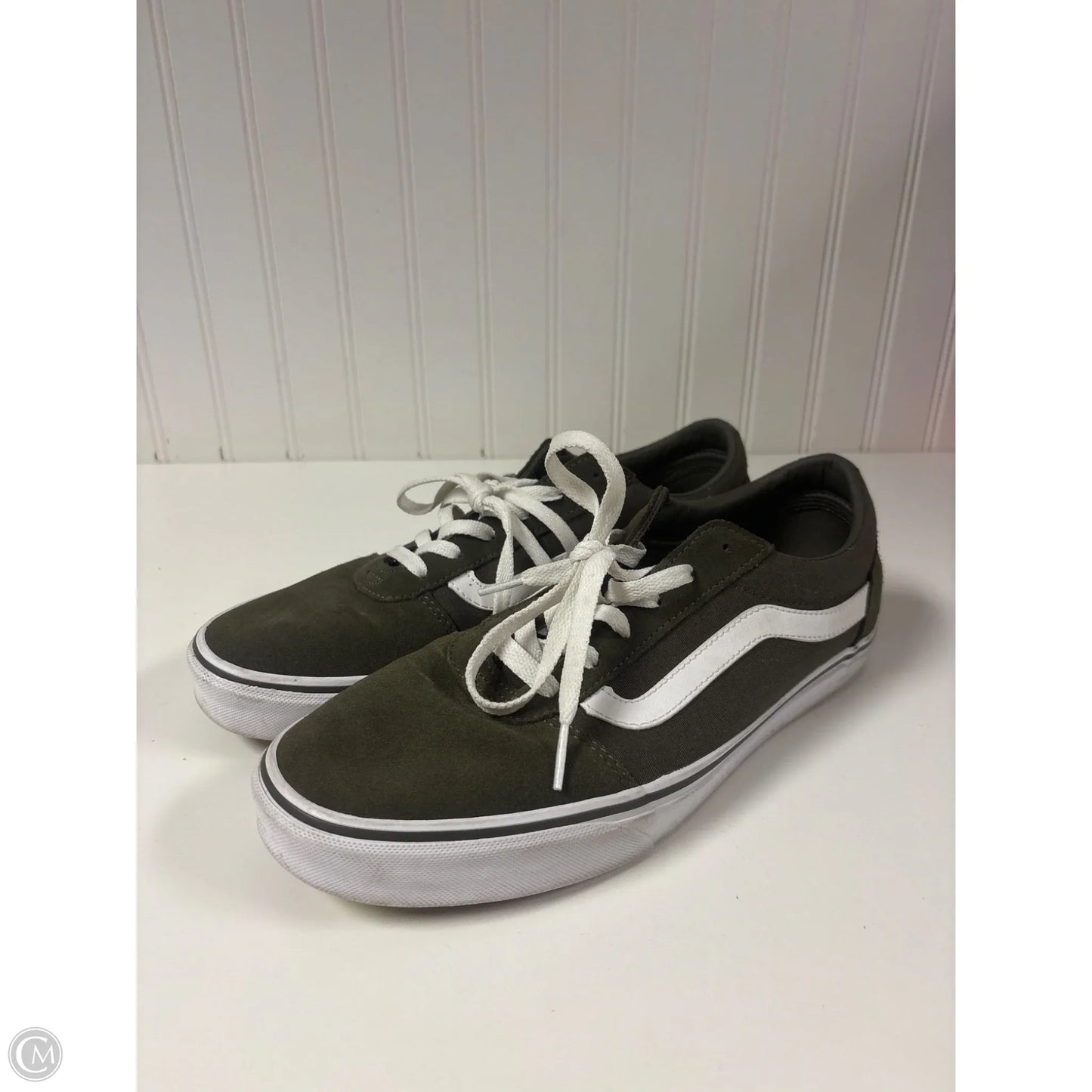 Shoes Sneakers By Vans In Green, Size: 11