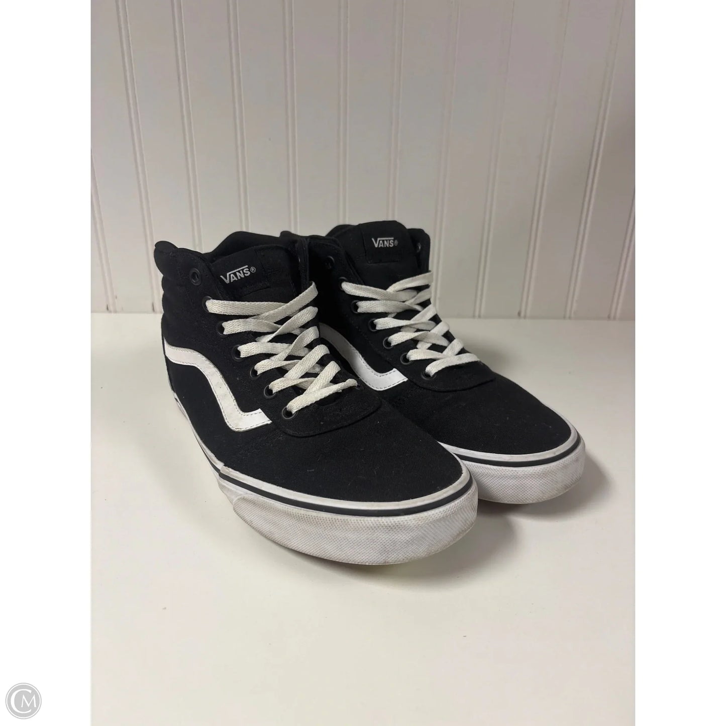 Shoes Sneakers By Vans In Black, Size: 10
