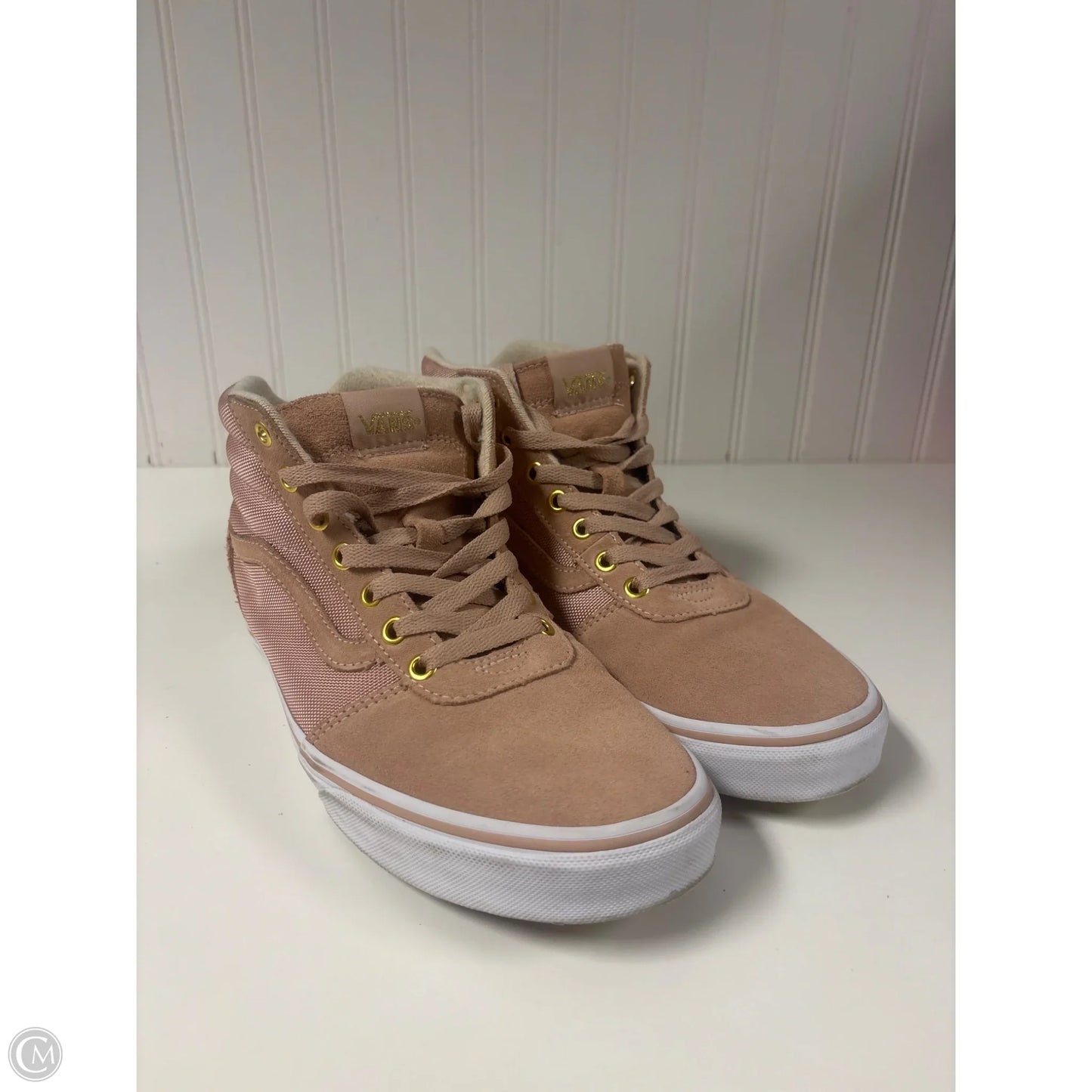 Shoes Sneakers By Vans In Peach, Size: 10