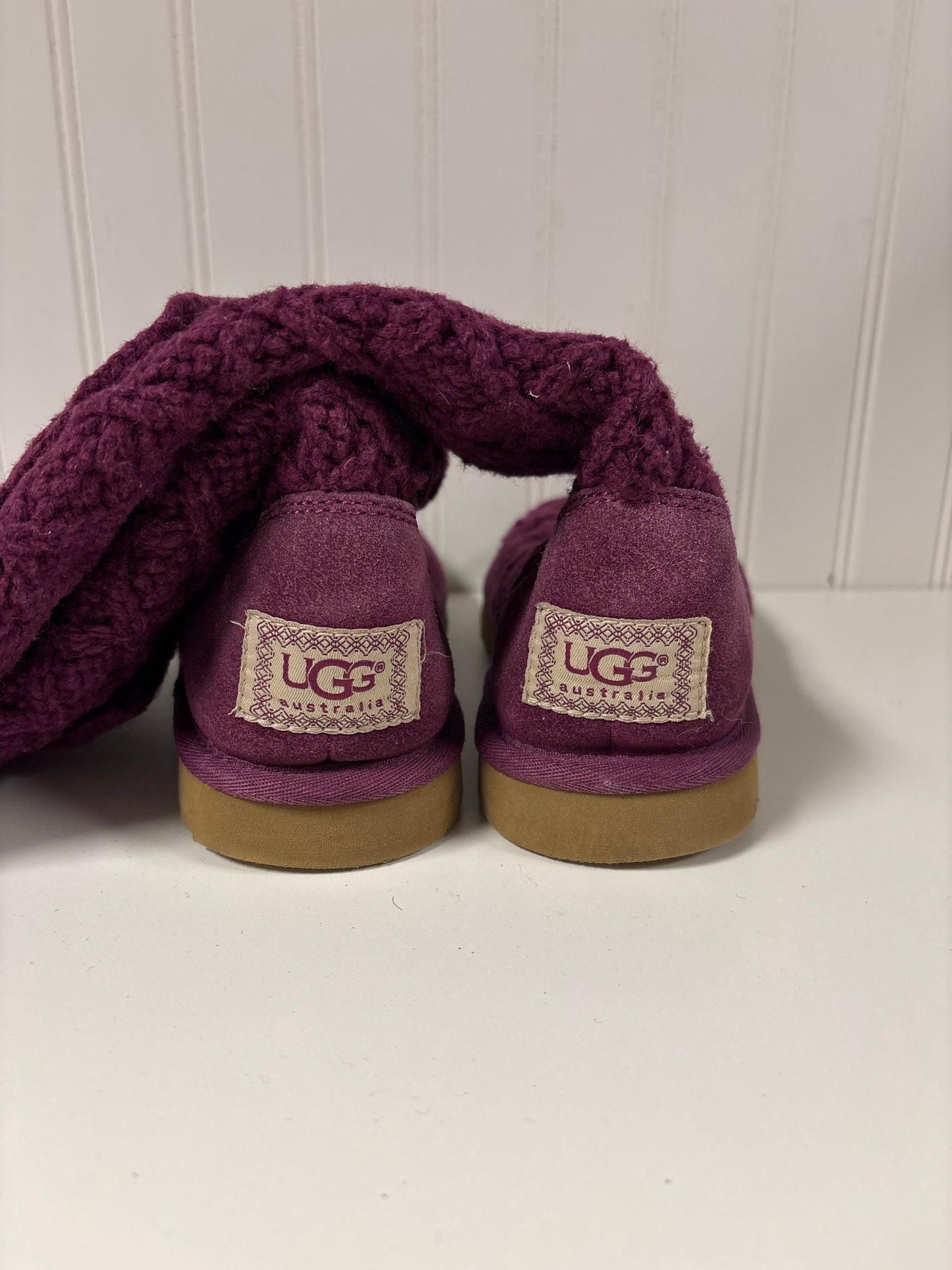 Boots Designer By Ugg In Purple, Size: 6