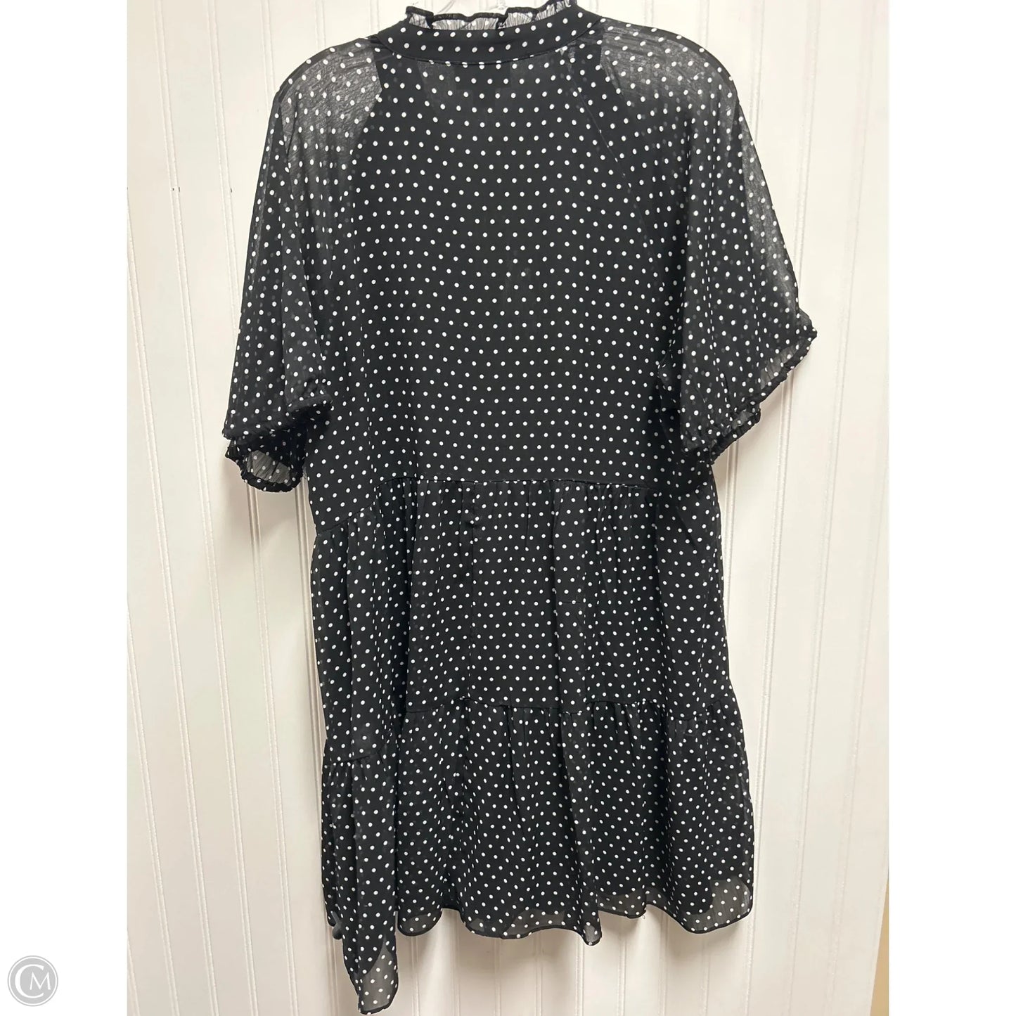 Dress Casual Short By Cece In Polkadot Pattern, Size: L