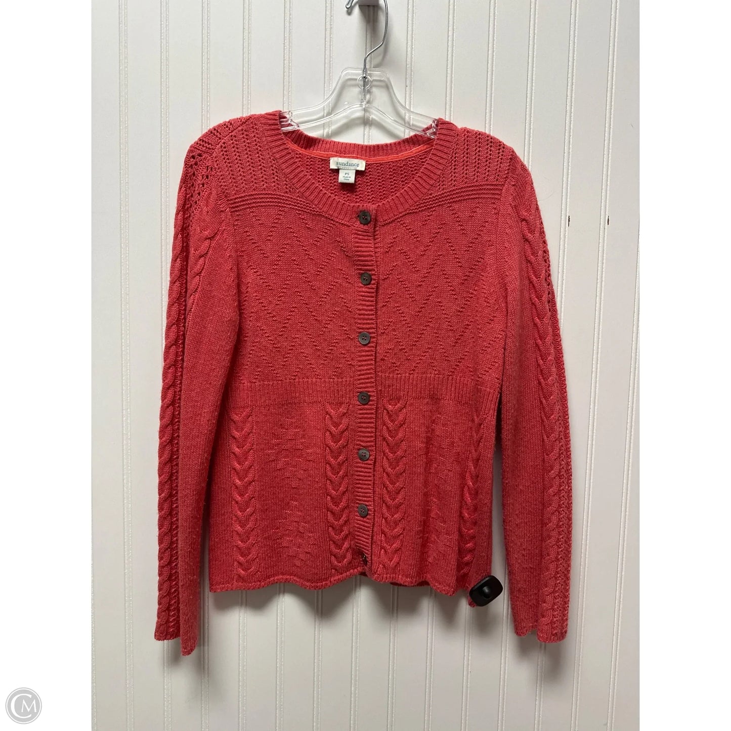 Sweater Cardigan By Sundance In Pink, Size: Sp