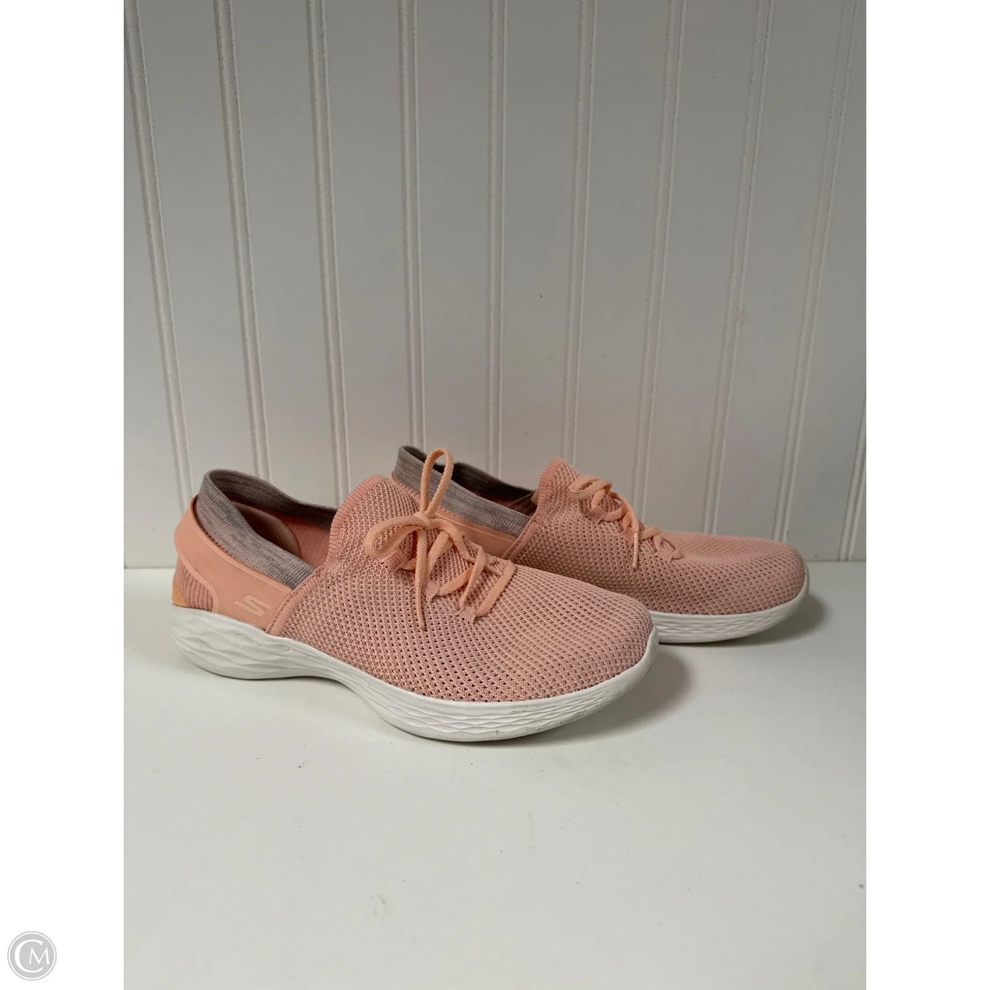 Shoes Athletic By Skechers In Peach, Size: 7.5