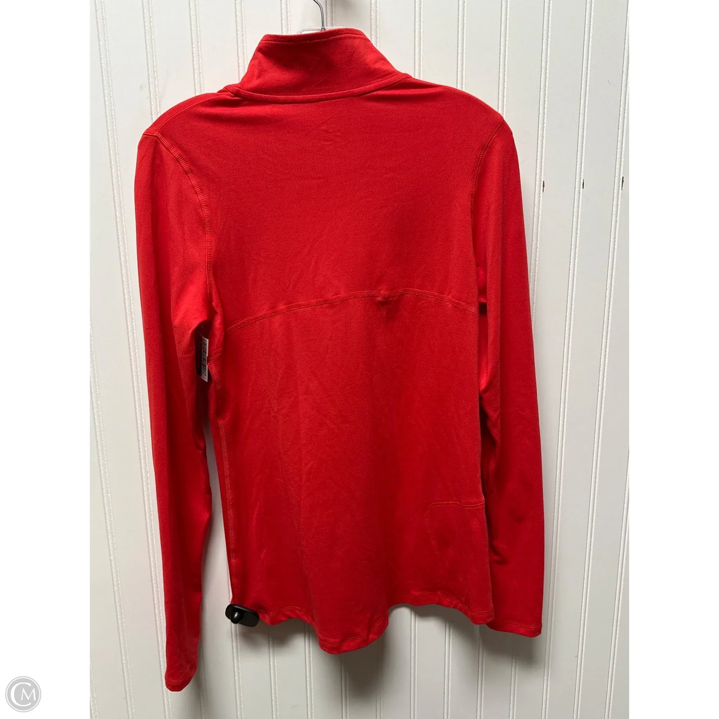 Athletic Sweatshirt Collar By Champion In Orange, Size: S