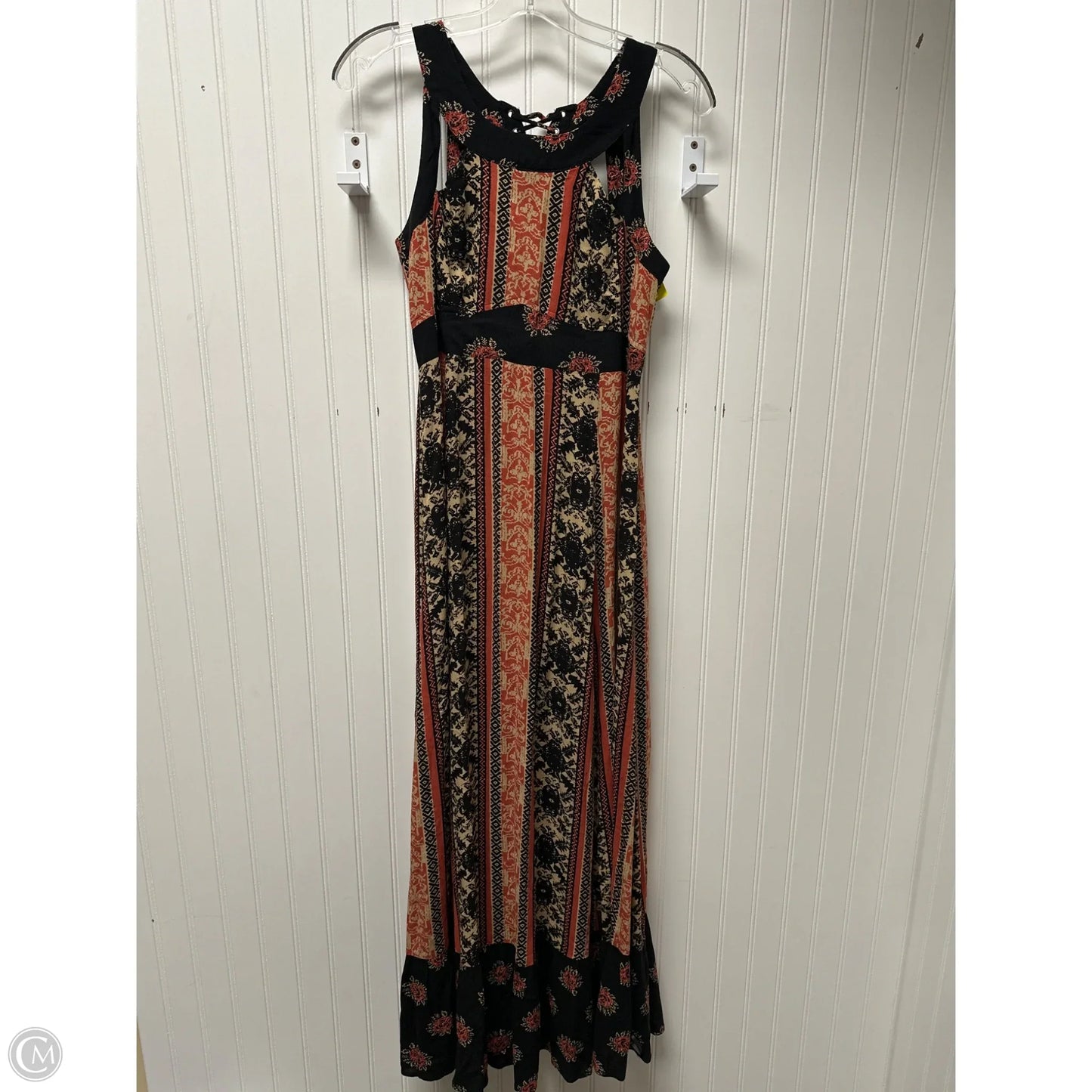Dress Casual Maxi By Free People In Black & Red, Size: S
