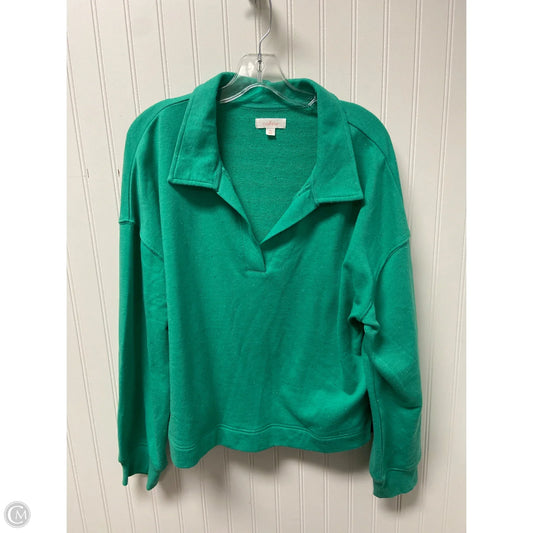Top Long Sleeve By Colsie In Green, Size: Xl