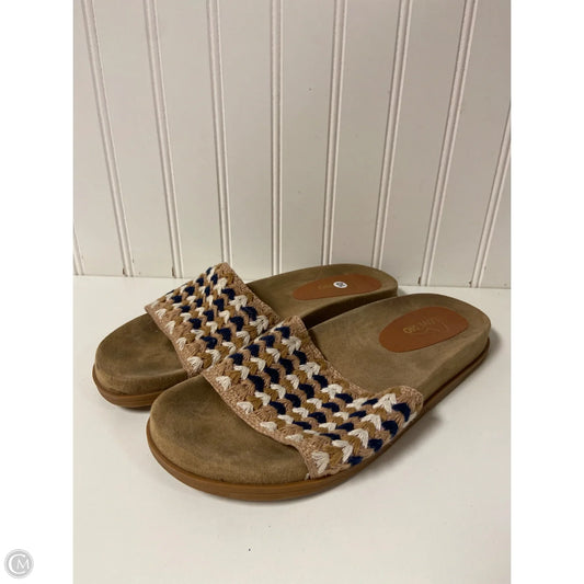 Sandals Flats By Cme In Tan, Size: 10