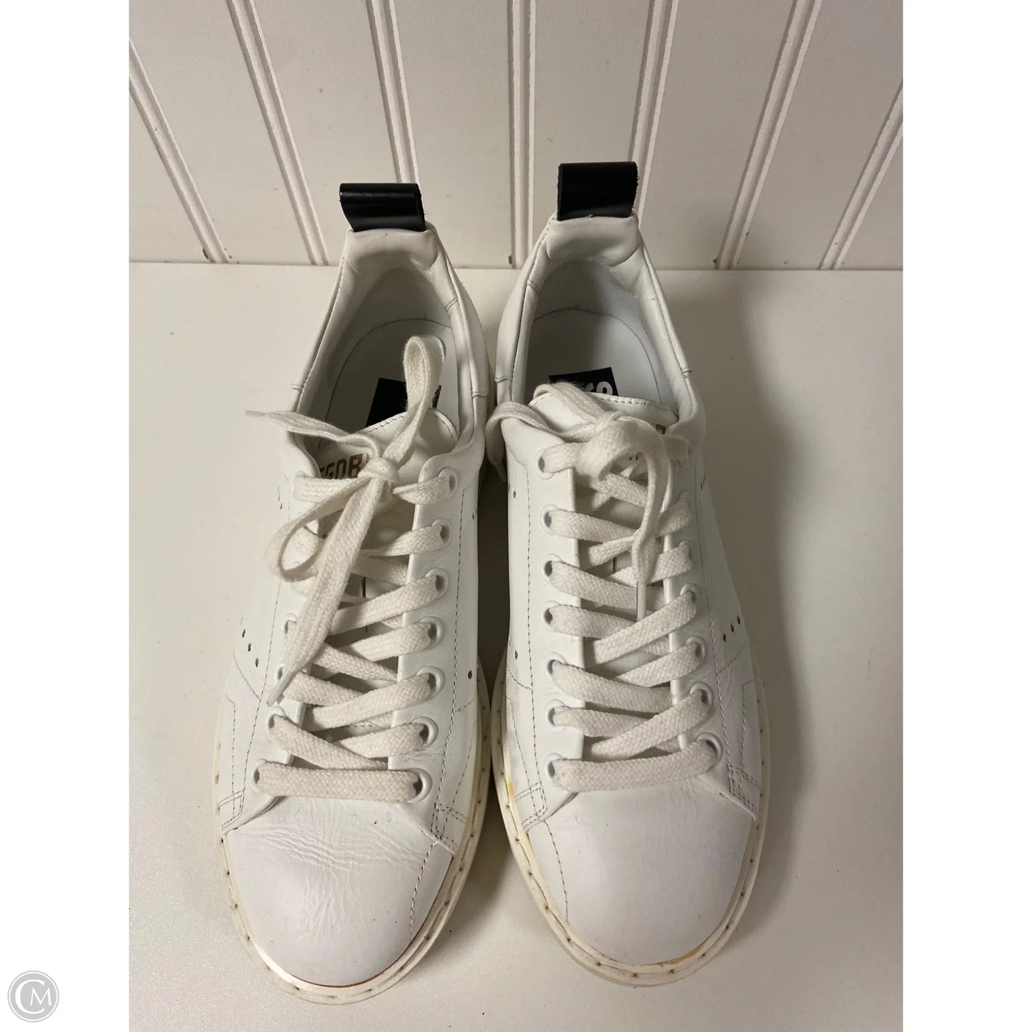 Shoes Luxury Designer By Golden Goose In White, Size: 6.5