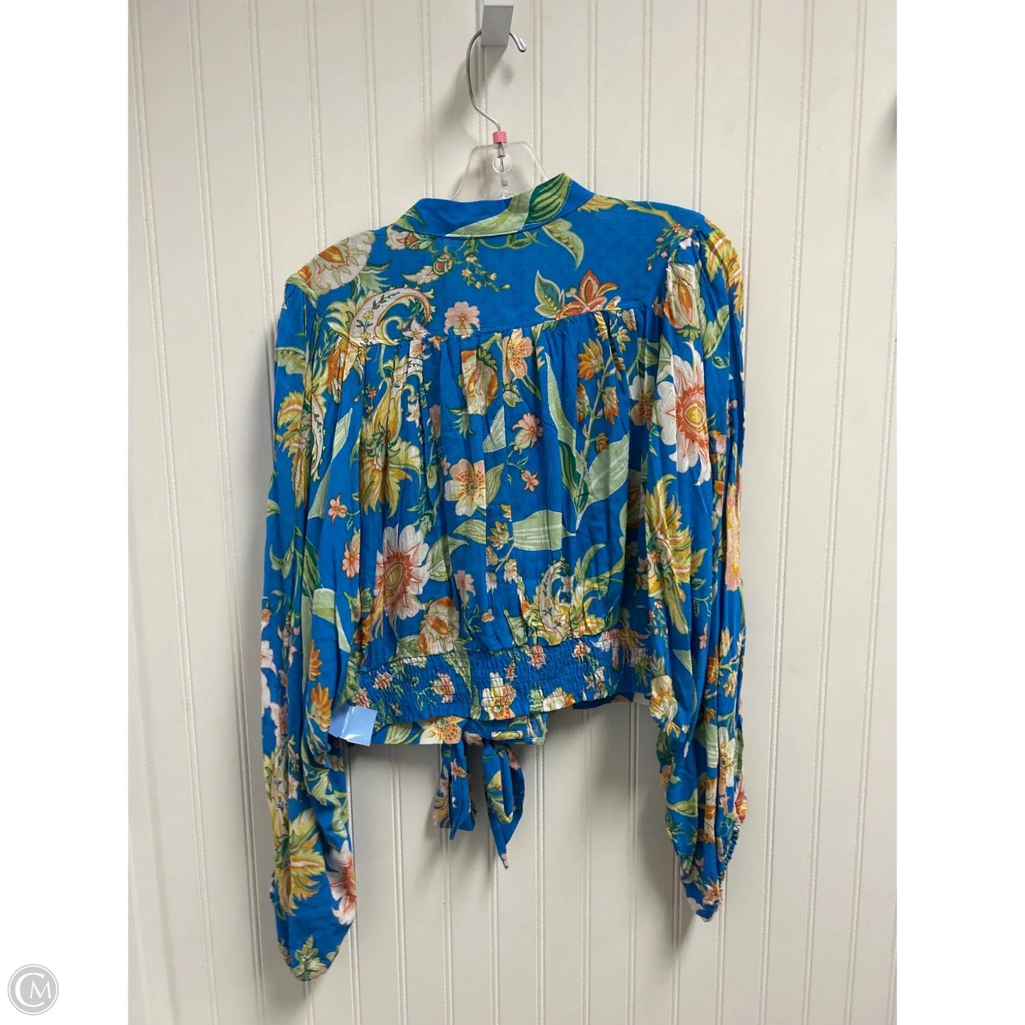Top Long Sleeve By Rachel Zoe In Blue, Size: Xl