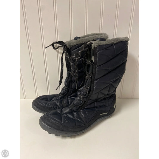 Boots Snow By Columbia In Navy, Size: 7.5