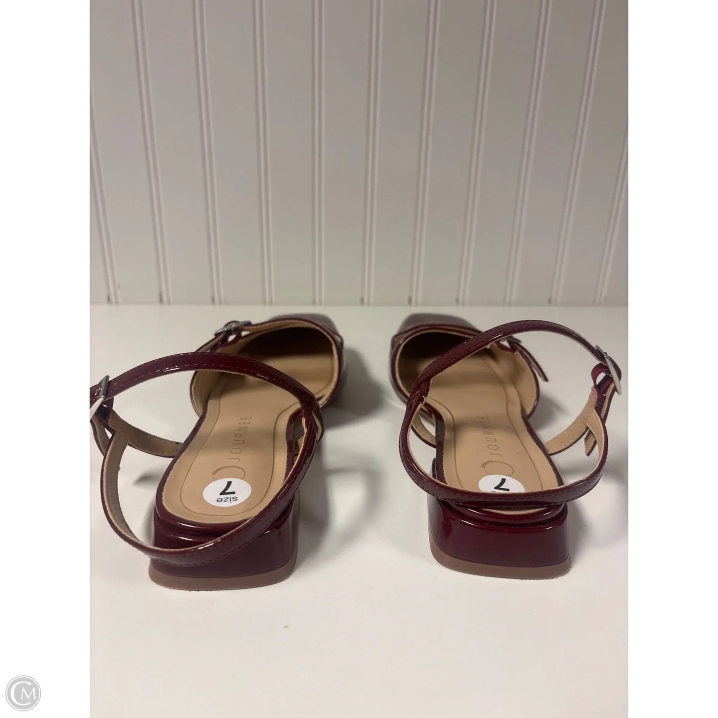 Shoes Heels Block By Journee In Red, Size: 7