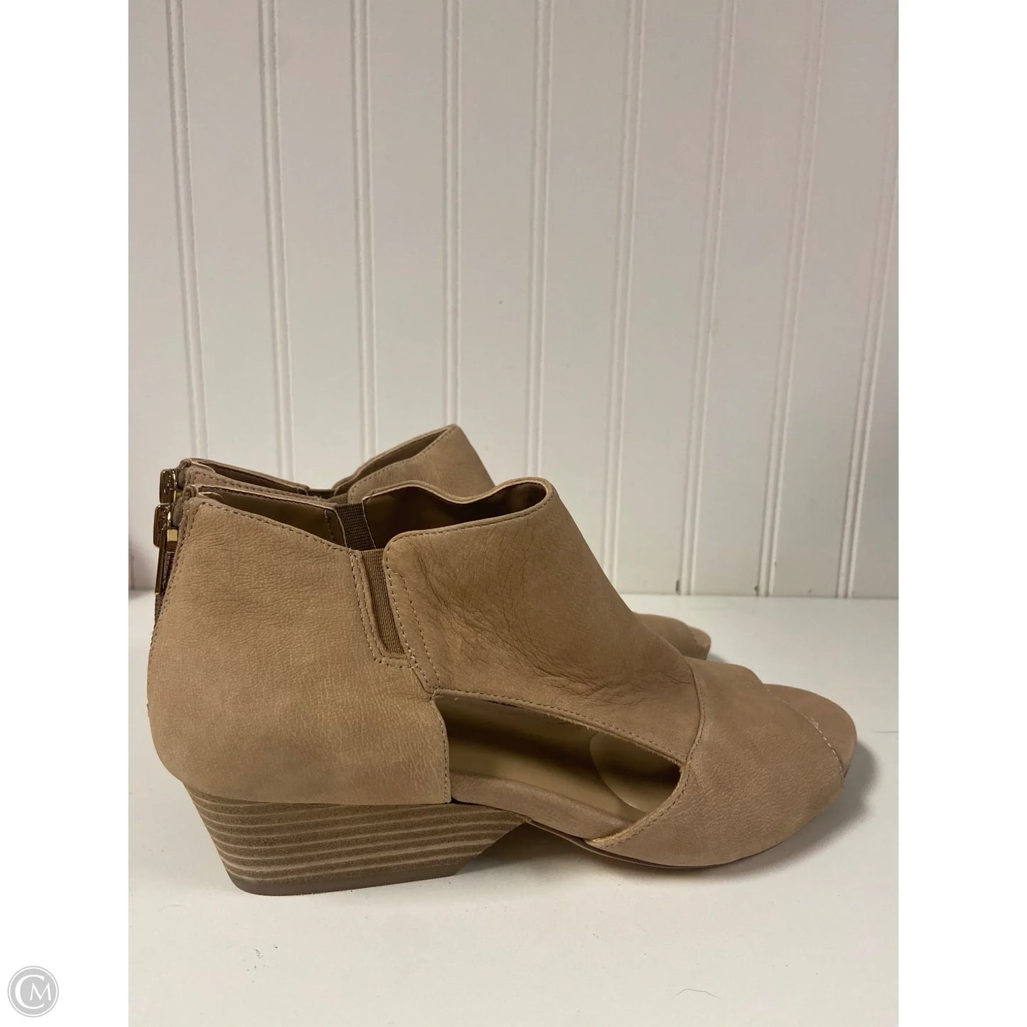 Sandals Heels Block By Naturalizer In Brown, Size: 7