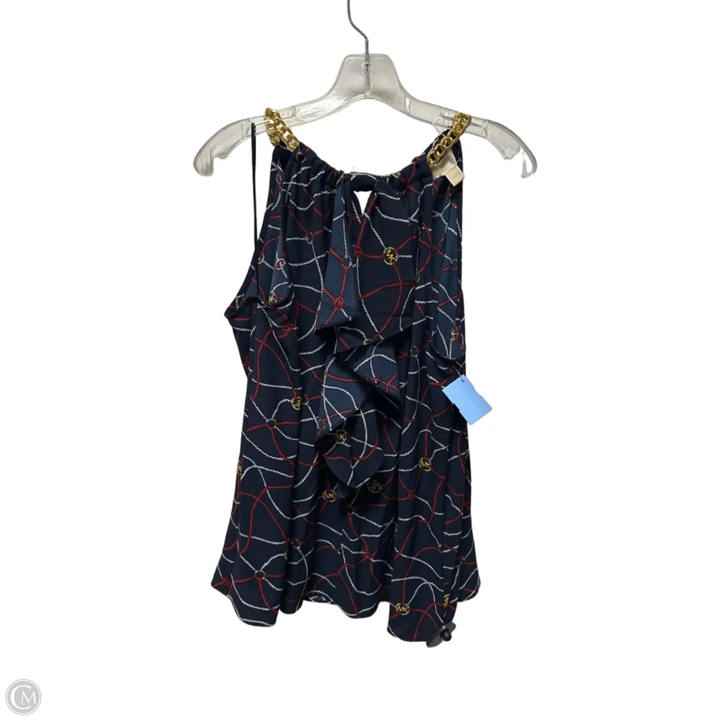 Top Sleeveless By Michael By Michael Kors In Navy, Size: L