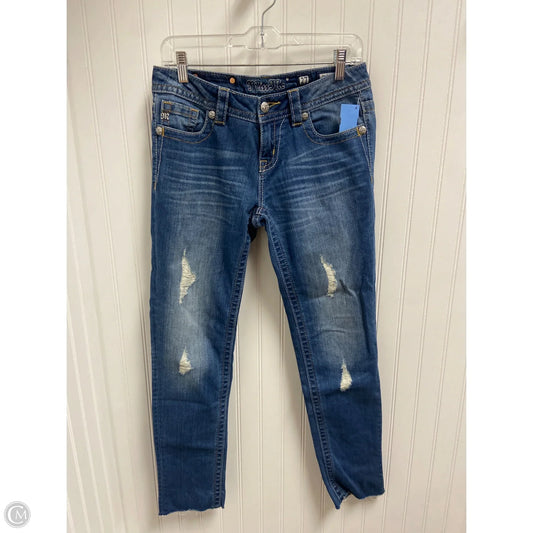 Jeans Skinny By Miss Me In Blue Denim, Size: 4