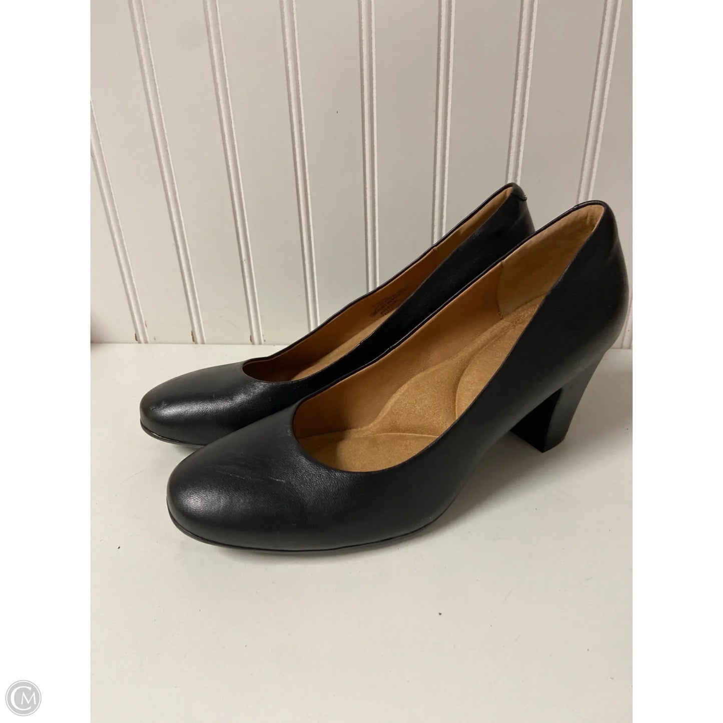 Shoes Heels Block By Sofft In Black, Size: 10