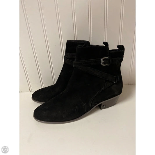 Boots Ankle Heels By Sam Edelman In Black, Size: 9.5