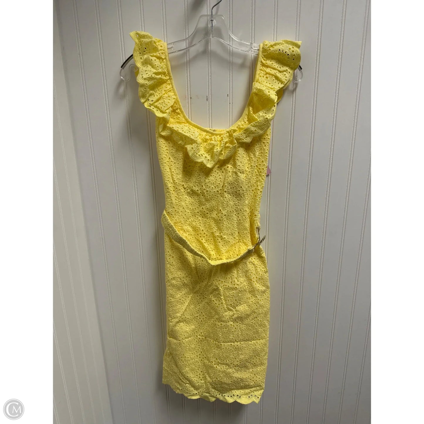 Dress Designer By Lilly Pulitzer In Yellow, Size: Xs