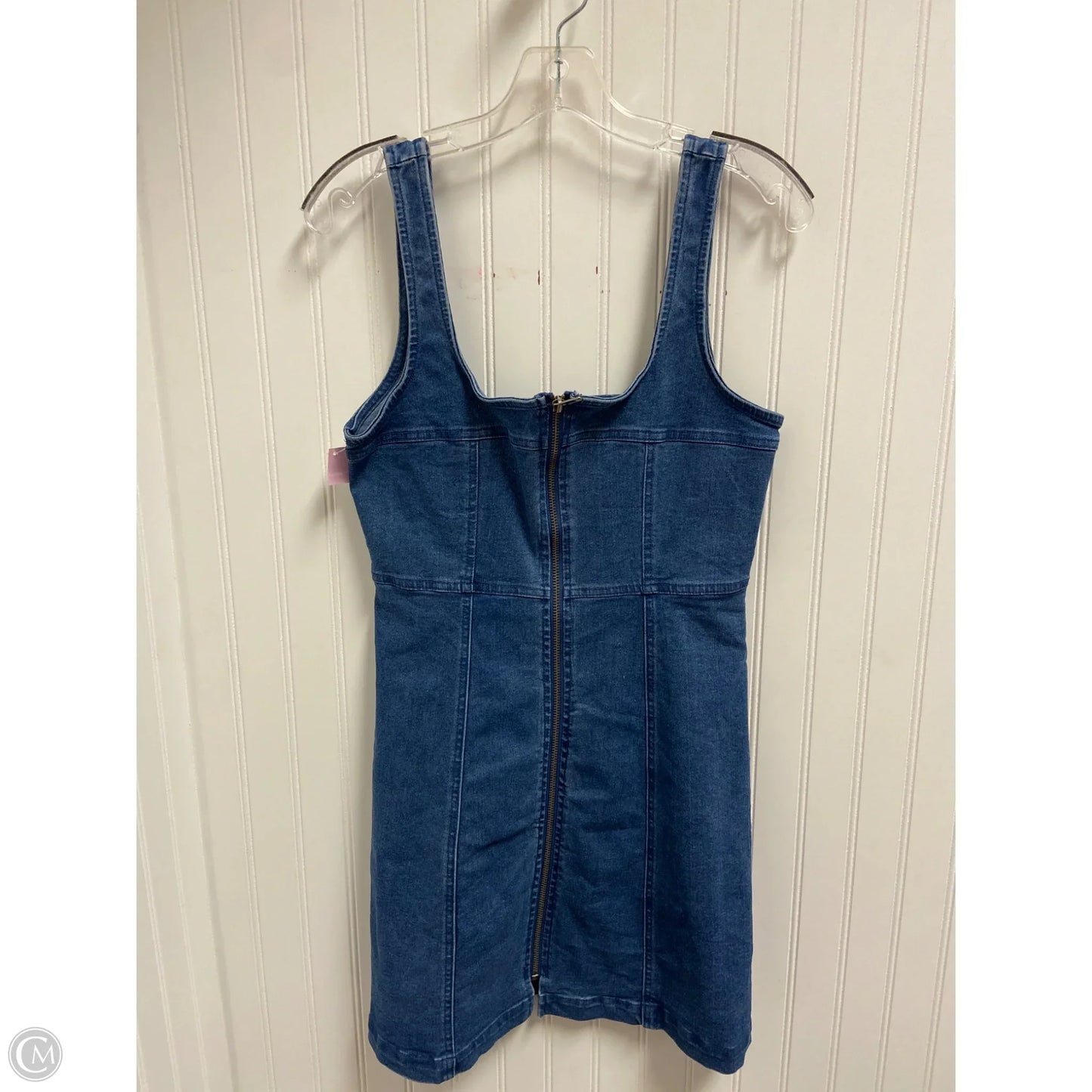 Dress Casual Short By Clothes Mentor In Blue Denim, Size: M
