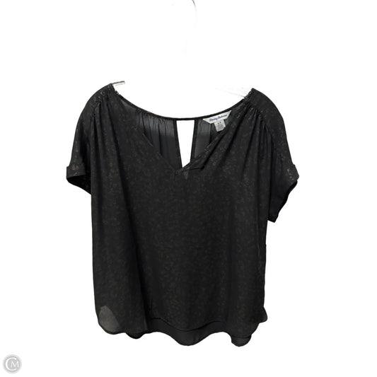 Top Short Sleeve By Tommy Bahama In Black, Size: Sp
