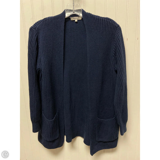 Sweater Cardigan By Madewell In Navy, Size: S