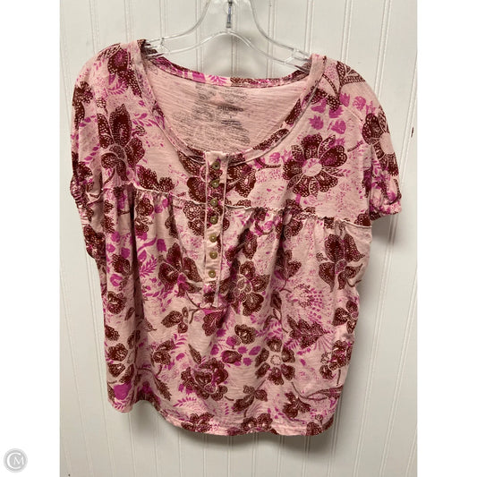 Top Sleeveless By Pilcro In Pink, Size: S