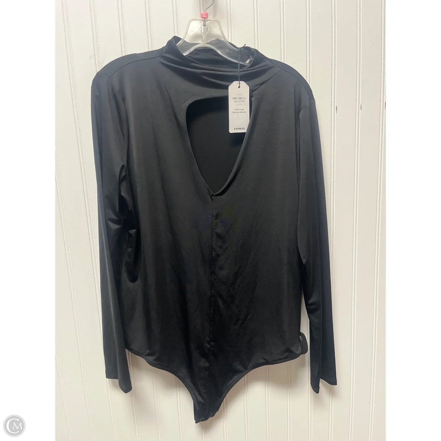 Bodysuit By Express In Black, Size: Xl