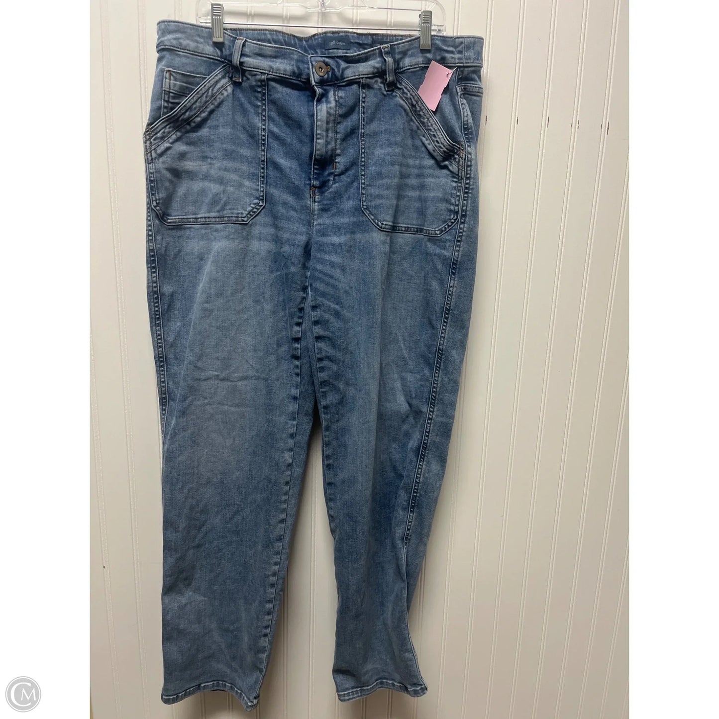 Jeans Straight By J. Jill In Blue Denim, Size: 20