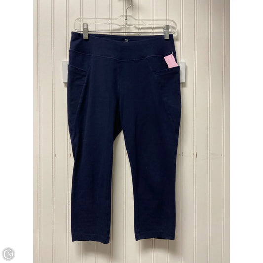 Athletic Leggings Capris By Talbots In Navy, Size: Xs