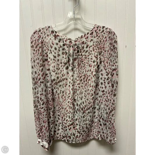 Top Long Sleeve By Talbots In Animal Print, Size: S