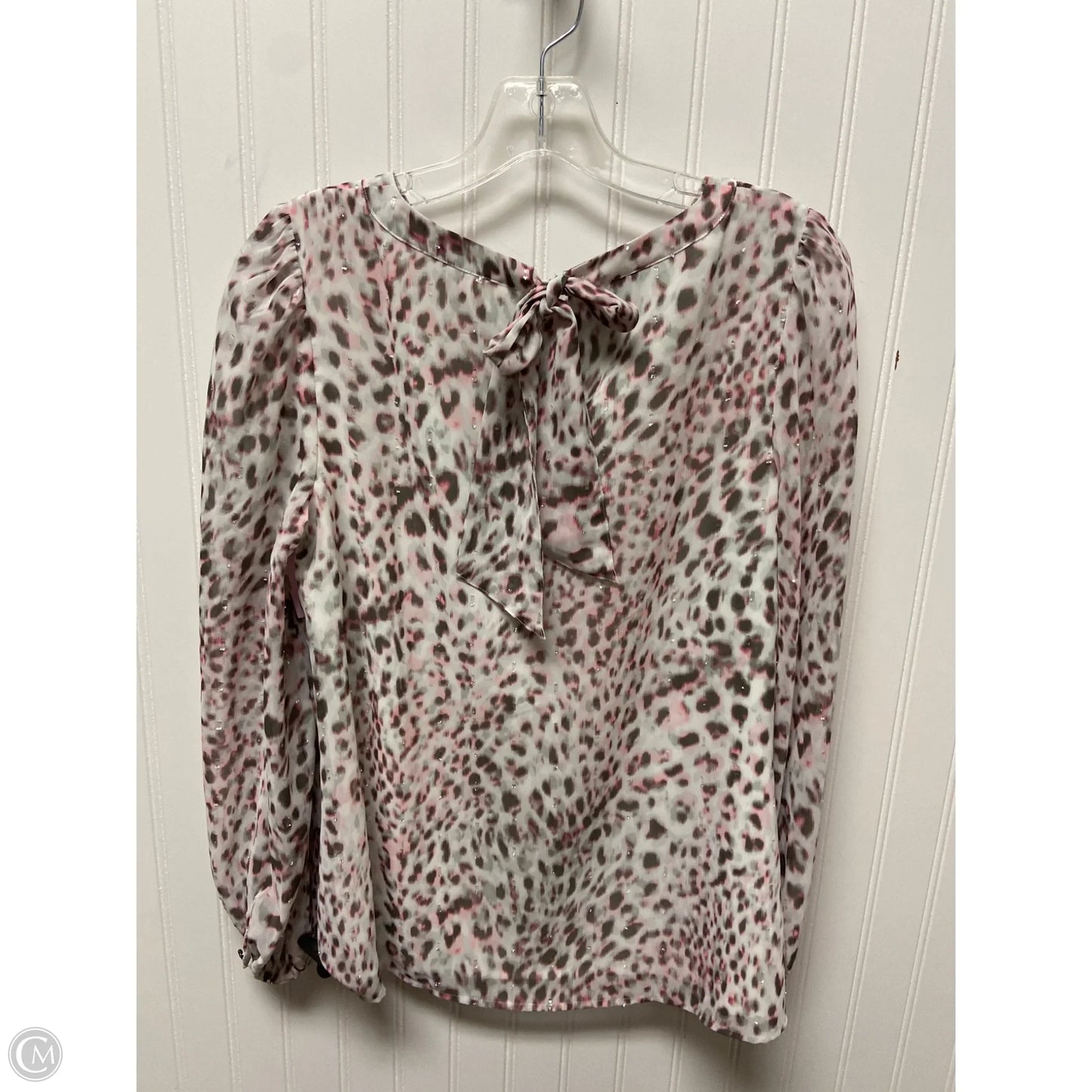 Top Long Sleeve By Talbots In Animal Print, Size: S