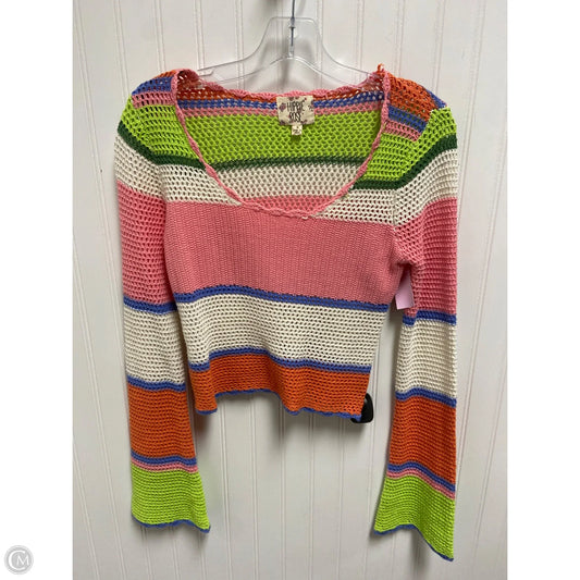 Top Long Sleeve By Hippie Rose In Multi-colored, Size: S