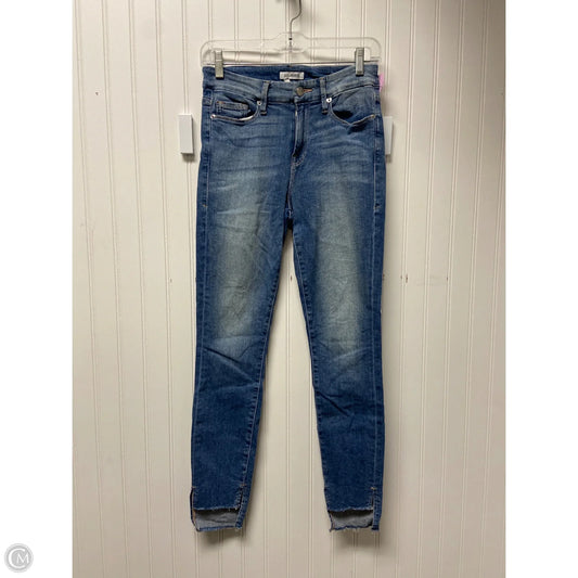 Jeans Skinny By Good American In Blue Denim, Size: 0