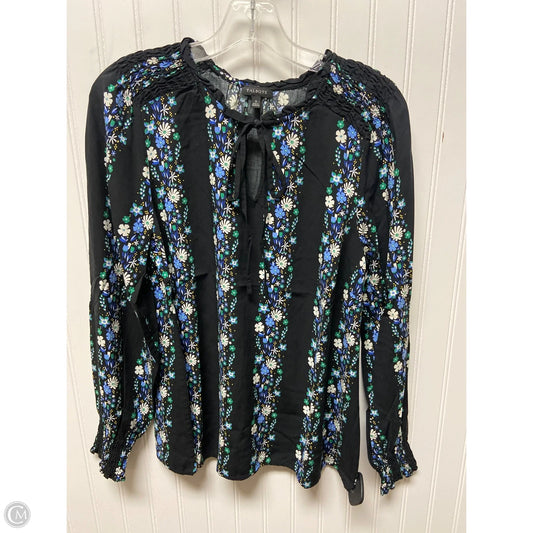 Top Long Sleeve By Talbots In Black, Size: S