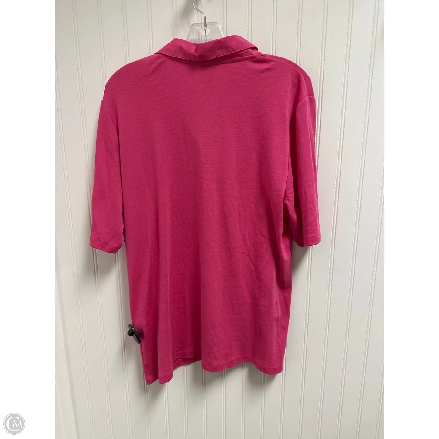 Top Short Sleeve Basic By Chicos In Pink, Size: Xl