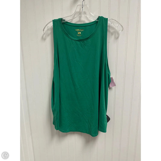 Top Sleeveless Designer By Lilly Pulitzer In Green, Size: 1x