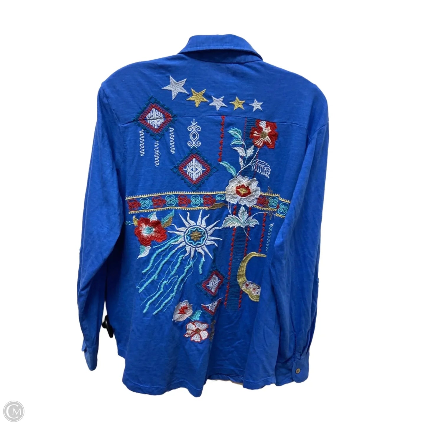 Top Long Sleeve By Clothes Mentor In Blue, Size: S